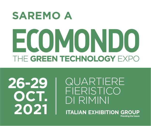 Ecomondo dal 26 al 29 ottobre 2021, padiglione D5 – Stand 196